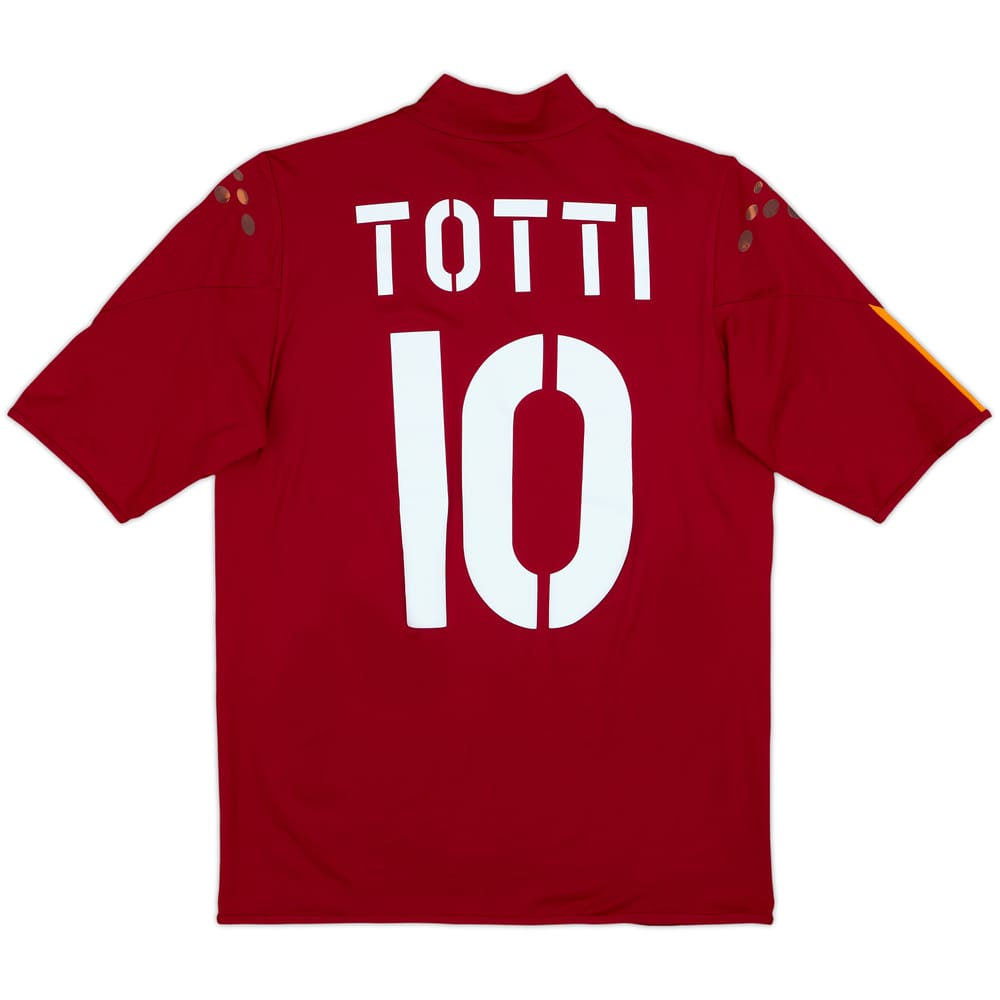 2004-05 Roma Home Shirt Totti #10 - 6/10 - (M)
