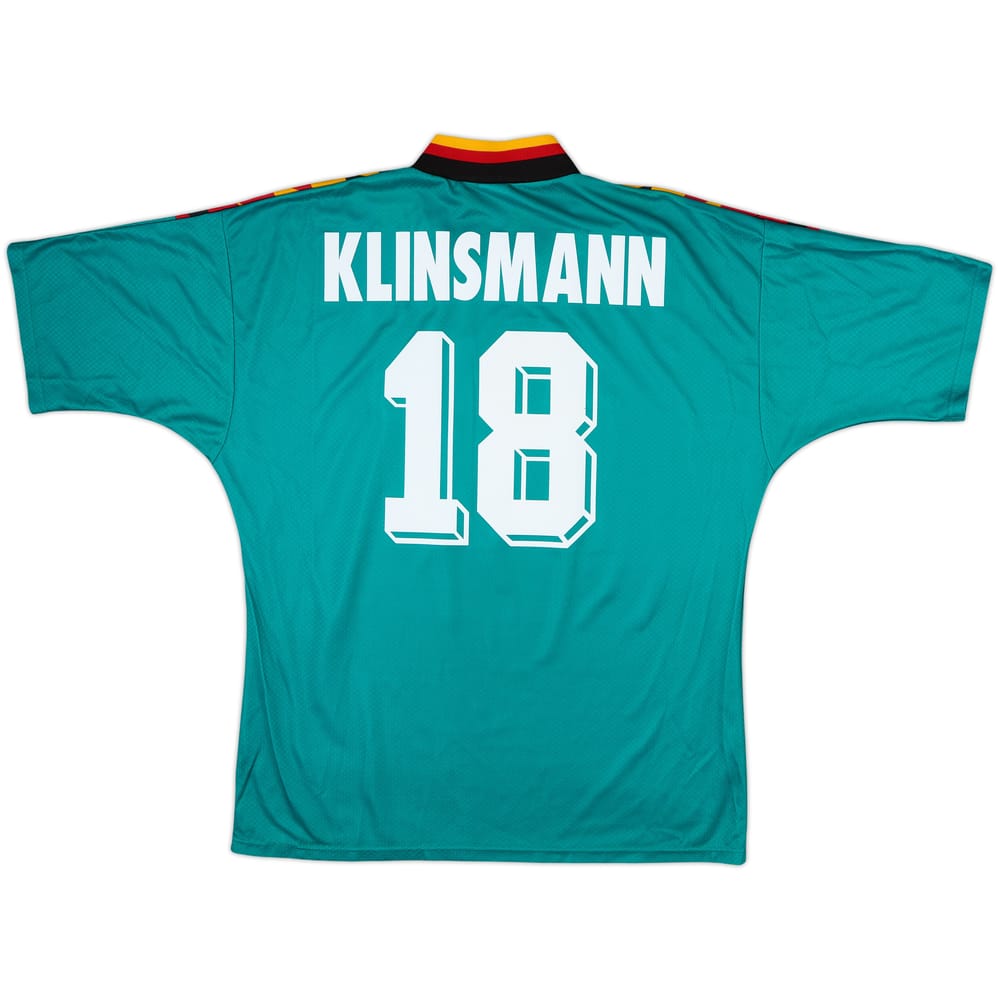 1994-96 Germany Away Shirt Klinsmann #18 - 8/10 - (XL)