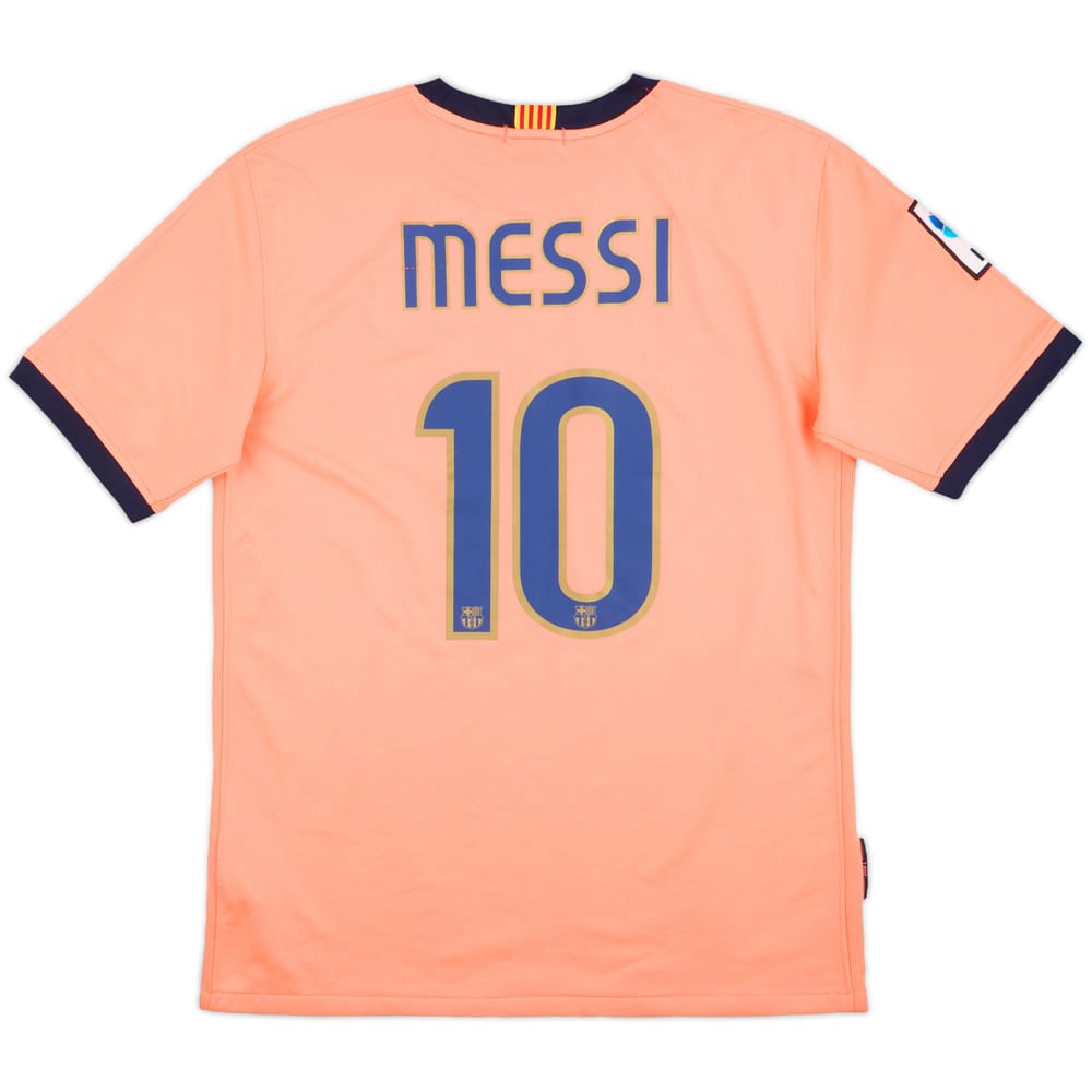 2009-10 Barcelona Away Shirt Messi #10 - 7/10 - (XL.Boys)