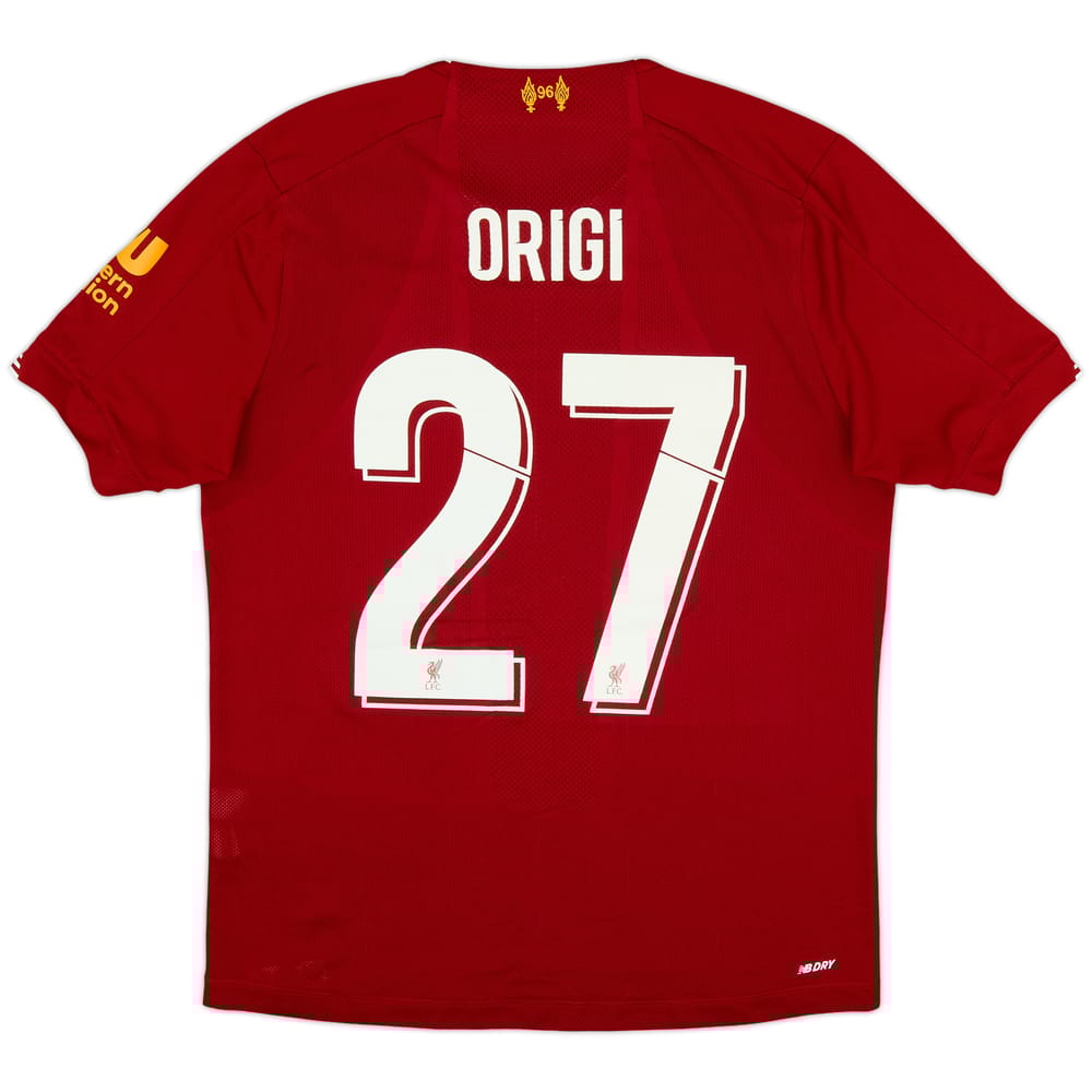 2019-20 Liverpool Home Shirt Origi #27 - 4/10 - (S)
