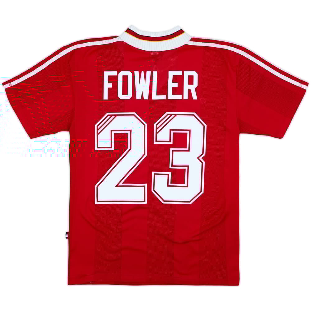 1995-96 Liverpool Home Shirt Fowler #23 - 8/10 - (S)