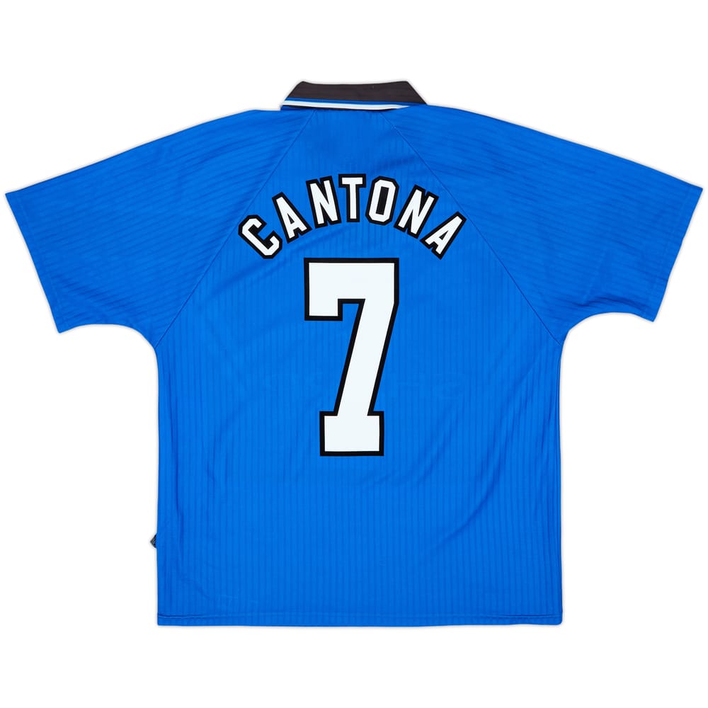 1996-98 Manchester United Third Shirt Cantona #7 - 8/10 - (M)