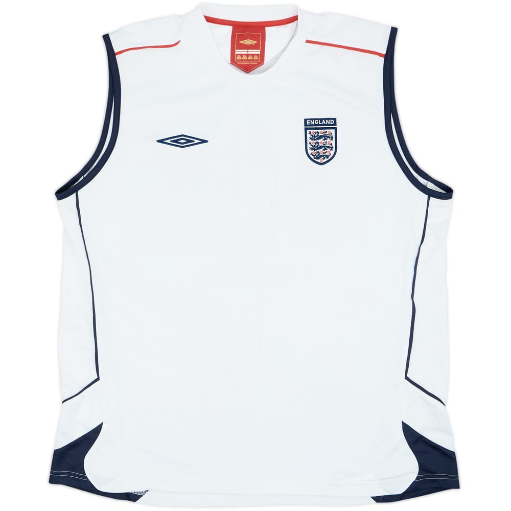 2006-08 England Umbro Training Vest - 8/10 - (XXL)
