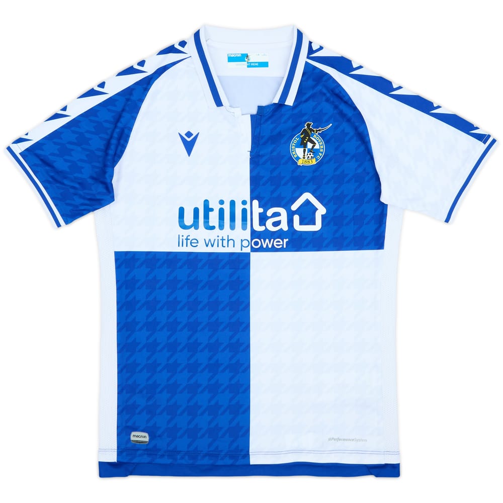 2022-23 Bristol Rovers Home Shirt - 10/10 - (L.Boys)