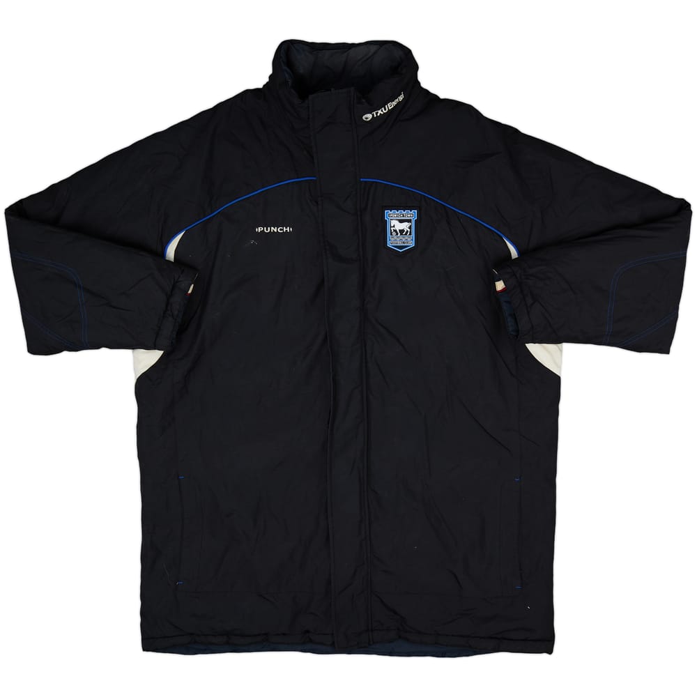 2001-02 Ipswich Punch Reversible Padded Bench Coat - 7/10 - (L)