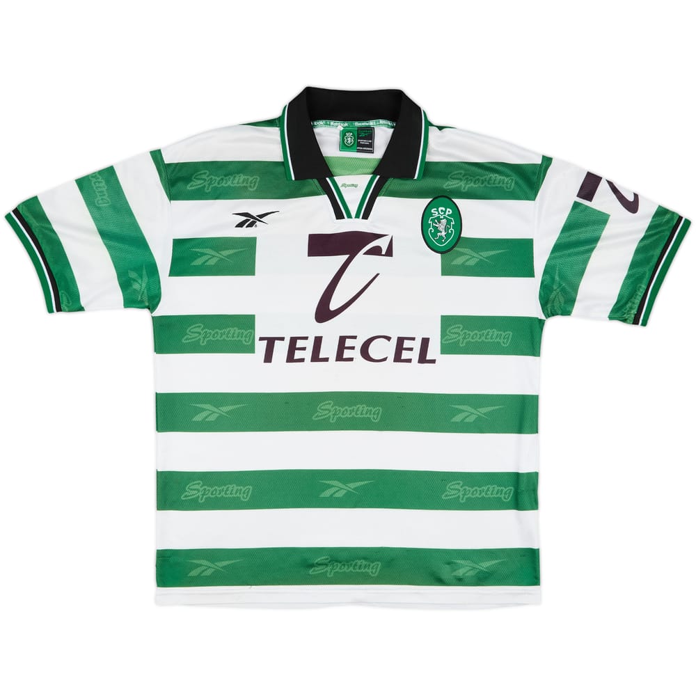 1998-99 Sporting CP Home Shirt - 8/10 - (L)