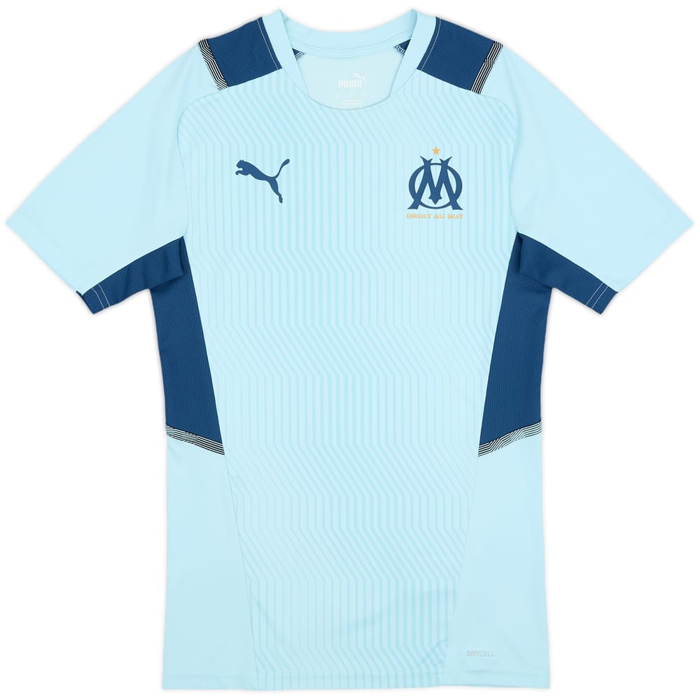 2021-22 Marseille Puma Training Shirt - 9/10 - (XS)