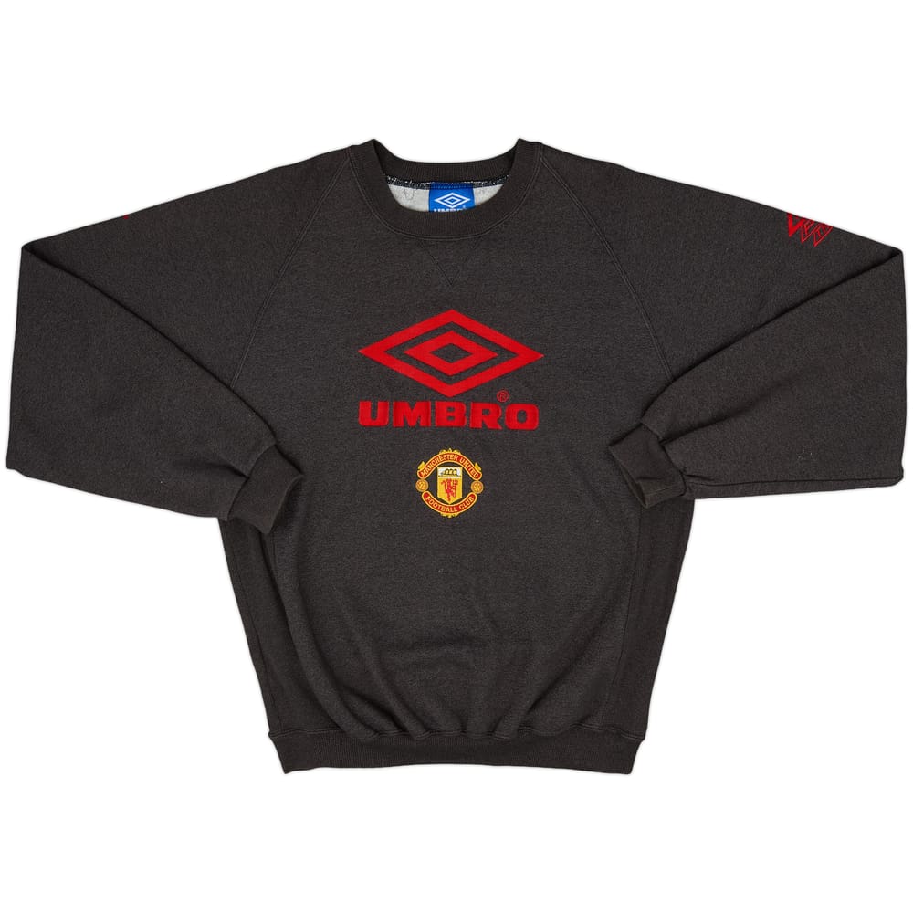 1995-96 Manchester United Umbro Sweat Top - 8/10 - (L)