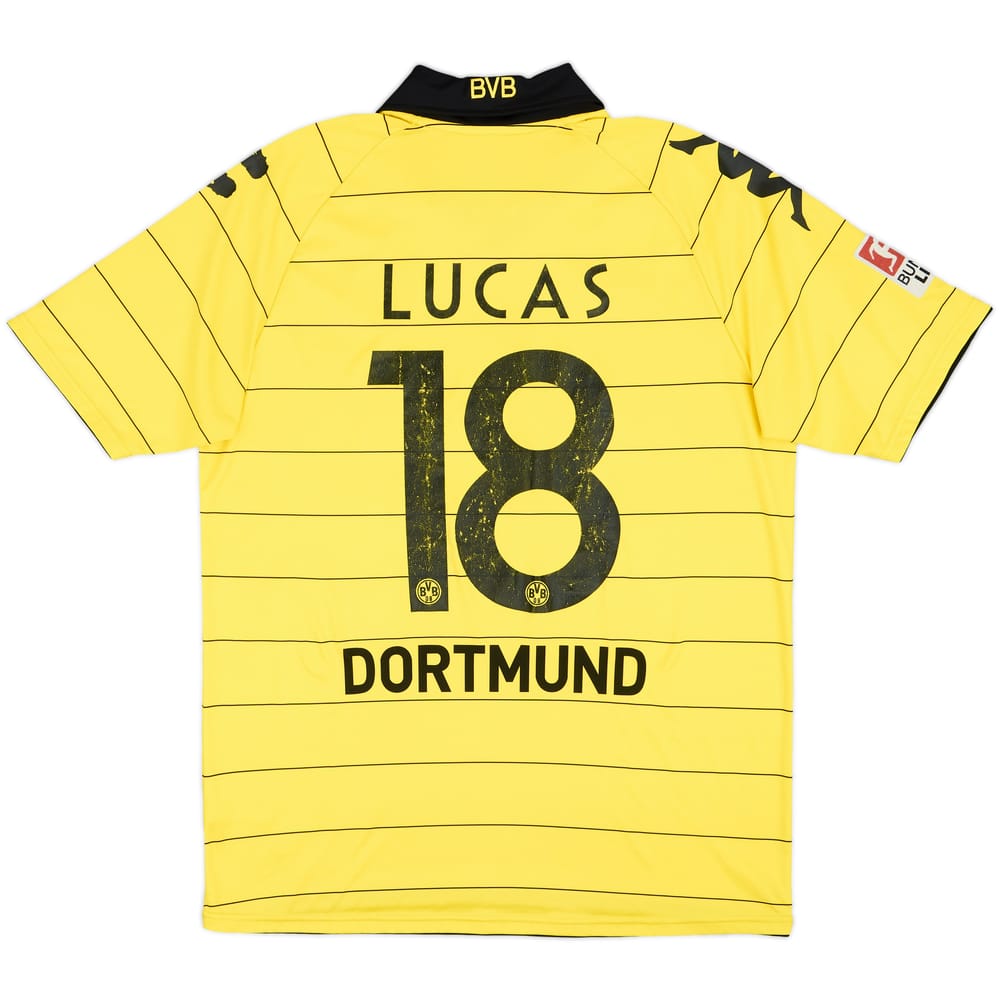 2010-11 Borussia Dortmund Home Shirt Lucas #18 - 5/10 - (XL)