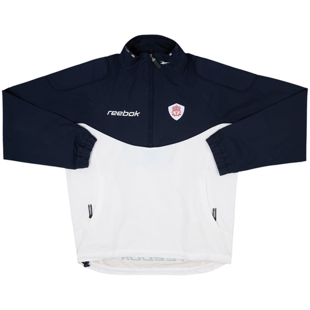 2001-02 Liverpool Reebok 1/2 Zip Track Jacket - 7/10 - (M)