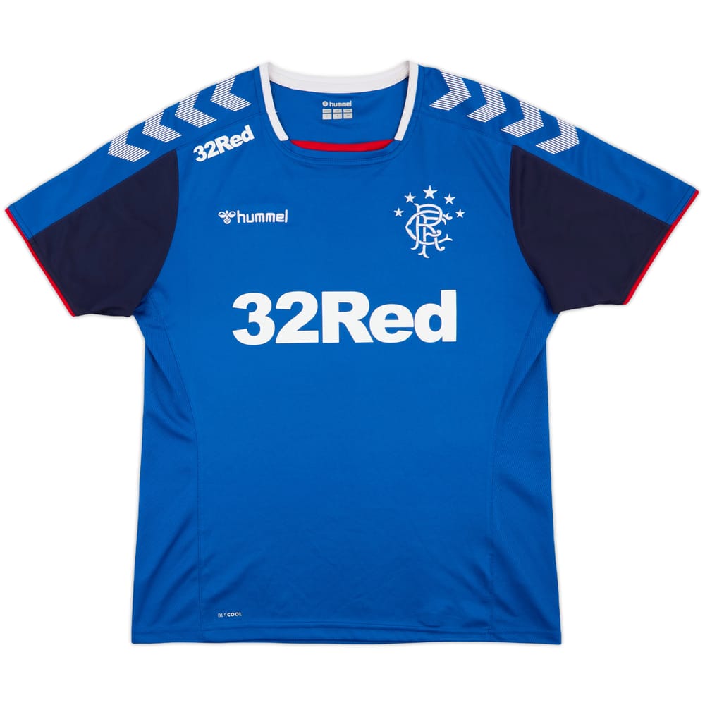 2019-20 Rangers Hummel Training Shirt - 8/10 - (L)