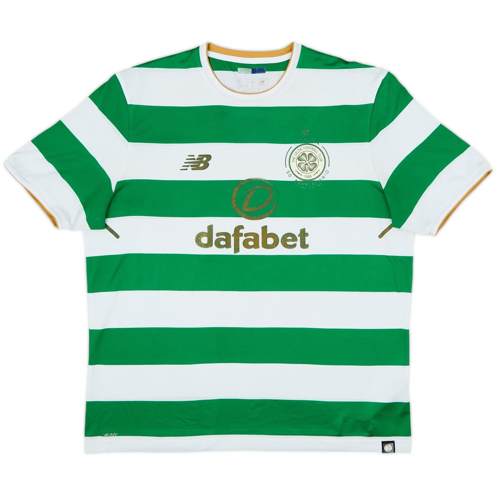 2017-18 Celtic 'Lisbon Lions 50th Anniversary' Home Shirt - 4/10 - (XL)