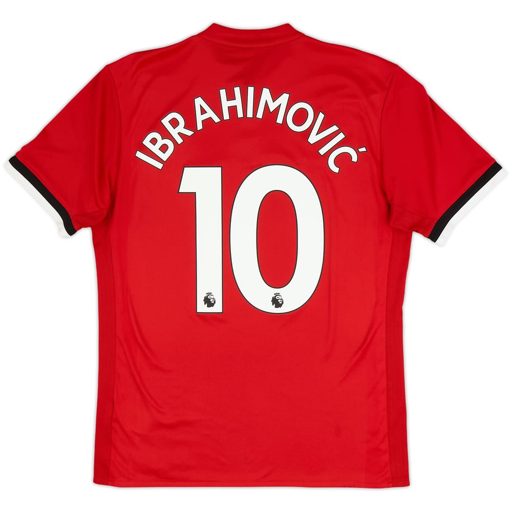 2017-18 Manchester United Home Shirt Ibrahimovic #10 - 6/10 - (M)