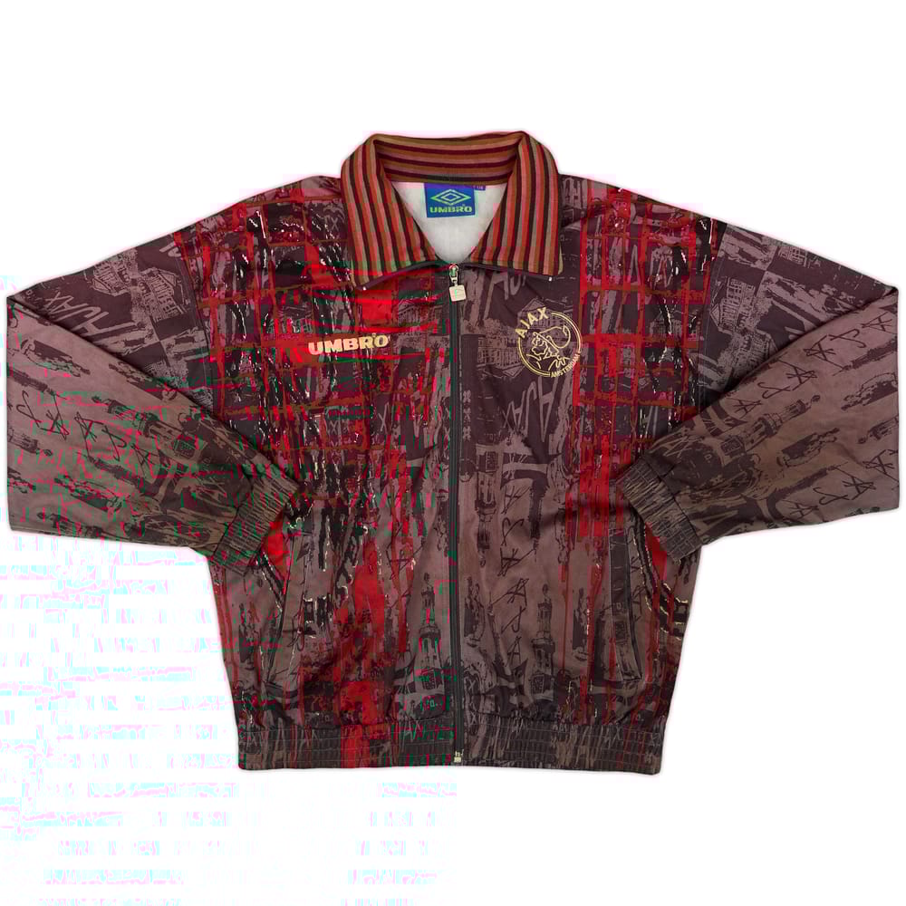 1995-96 Ajax Umbro Track Jacket - 5/10 - (XL.Boys)