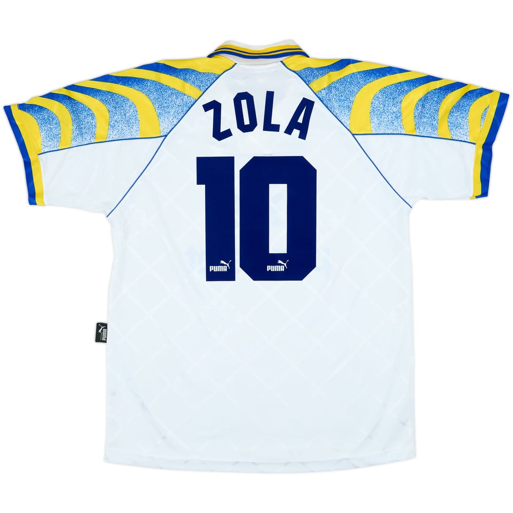1995-97 Parma Home Shirt Zola #10 - 8/10 - (XL)