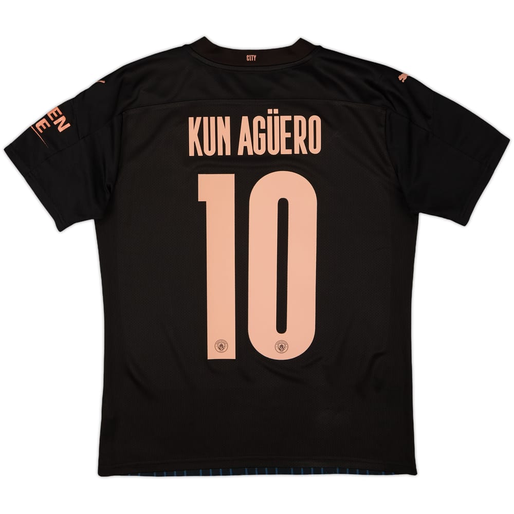 2020-21 Manchester City Away Shirt Kun Aguero #10 - 5/10 - (S)