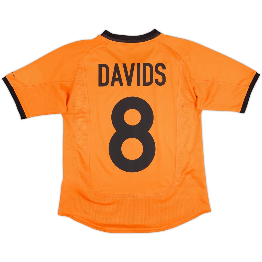 2000-02 Netherlands Home Shirt Davids #8 - 8/10 - (XL.Boys)