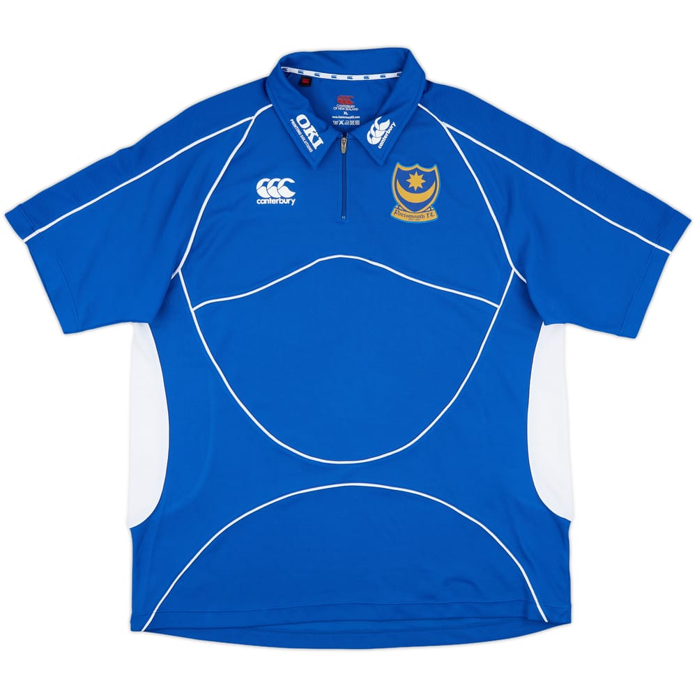 2009-10 Portsmouth Canterbury 1/4 Zip Polo Shirt - 9/10 - (XL)