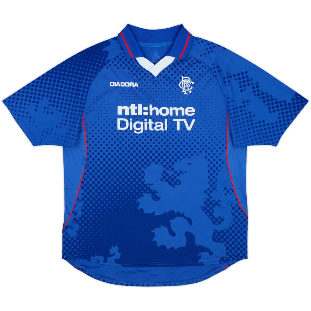 2002-03 Rangers Home Shirt - 8/10 - (L)