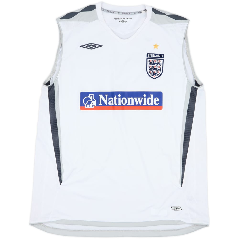 2007-08 England Umbro Training Vest - 10/10 - (XL)