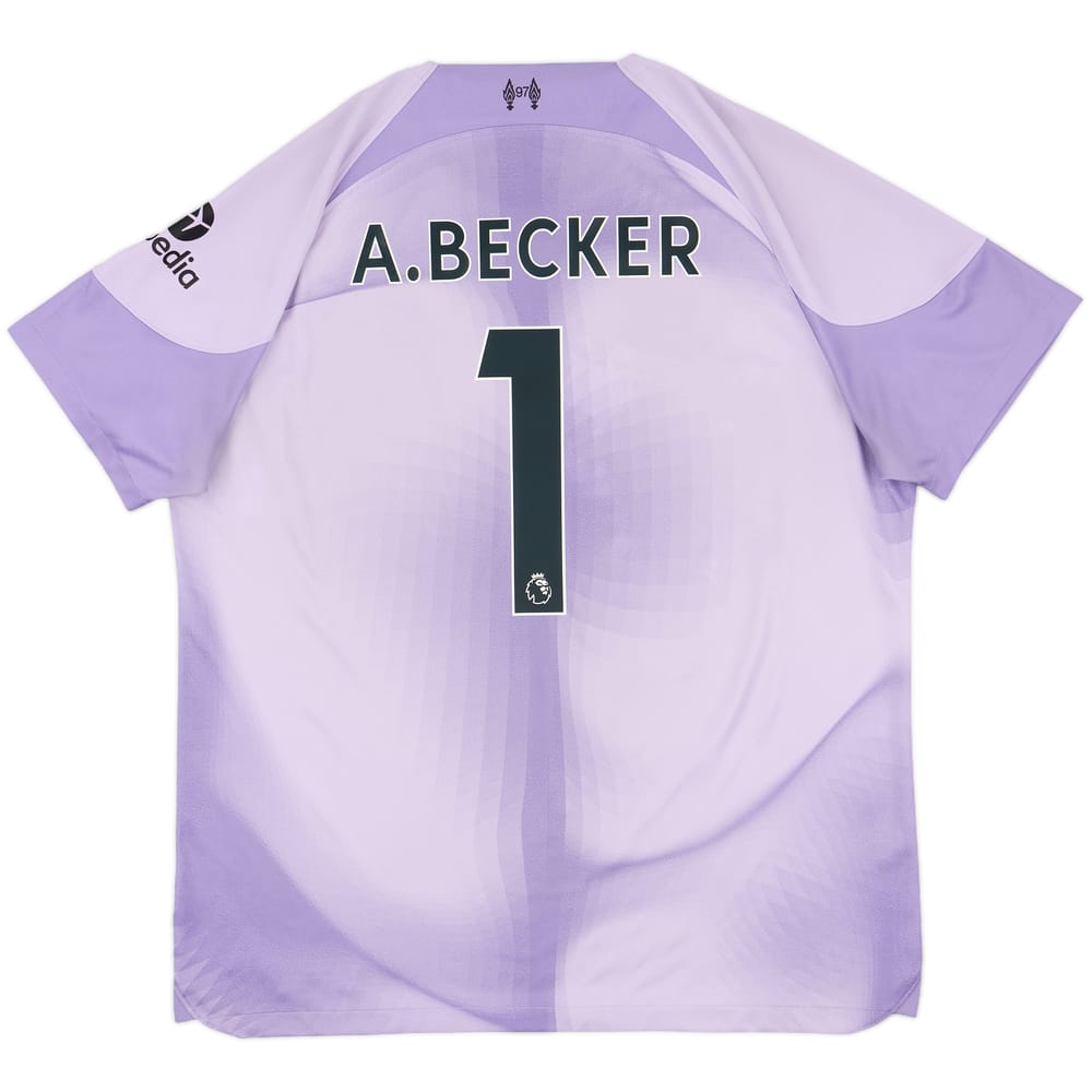 2022-23 Liverpool GK S/S Shirt A.Becker #1 - 7/10 - (XL)