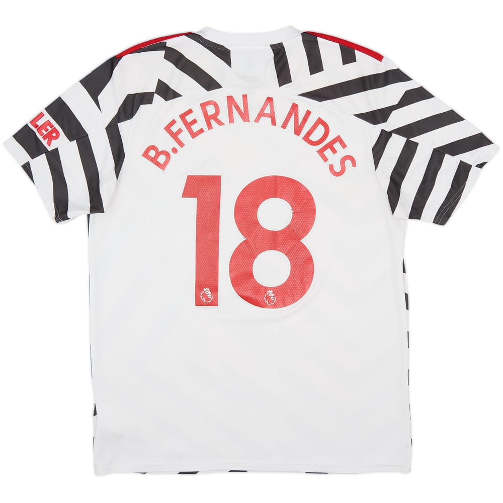 2020-21 Manchester United Third Shirt B.Fernandes #18 - 4/10 - (L)