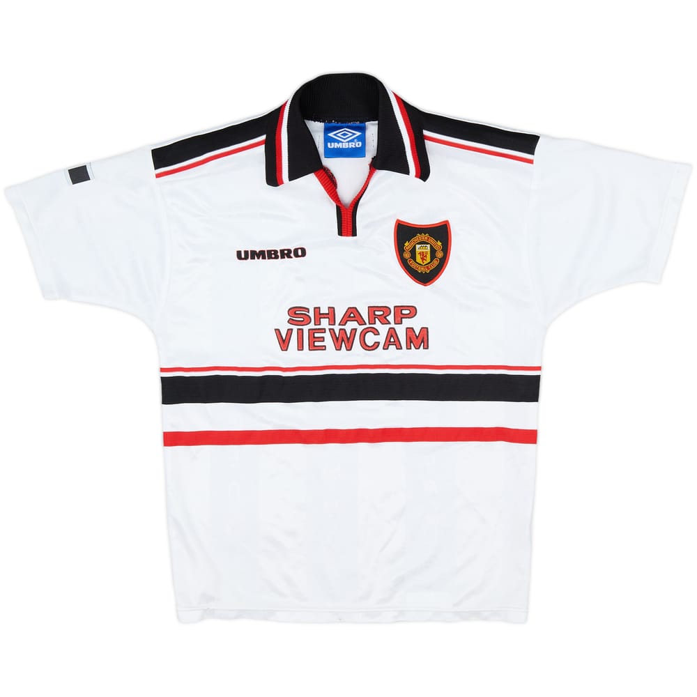 1997-99 Manchester United Away Shirt - 8/10 - (L.Boys)