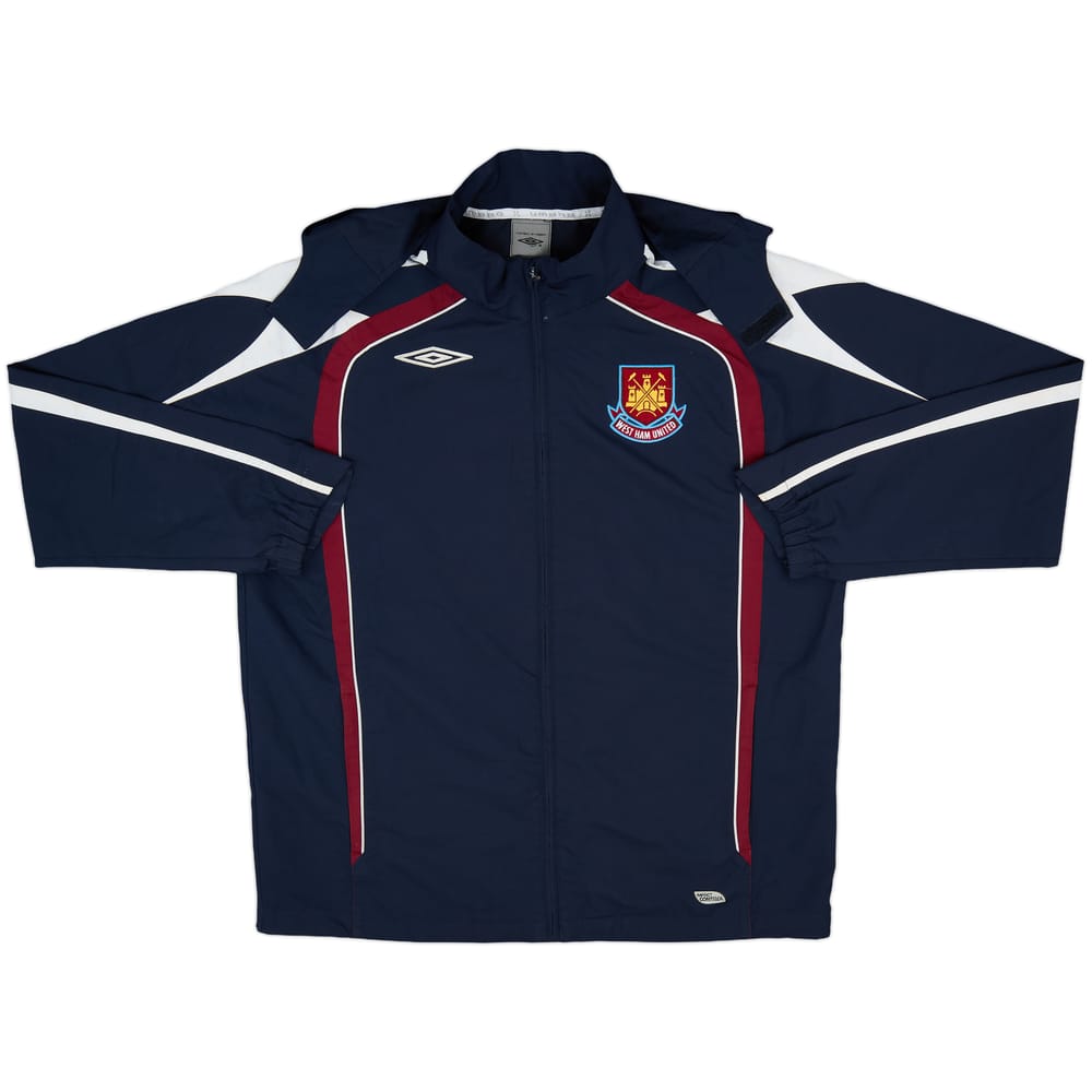 2009-10 West Ham Umbro Hooded Rain Jacket - 6/10 - (XXL)