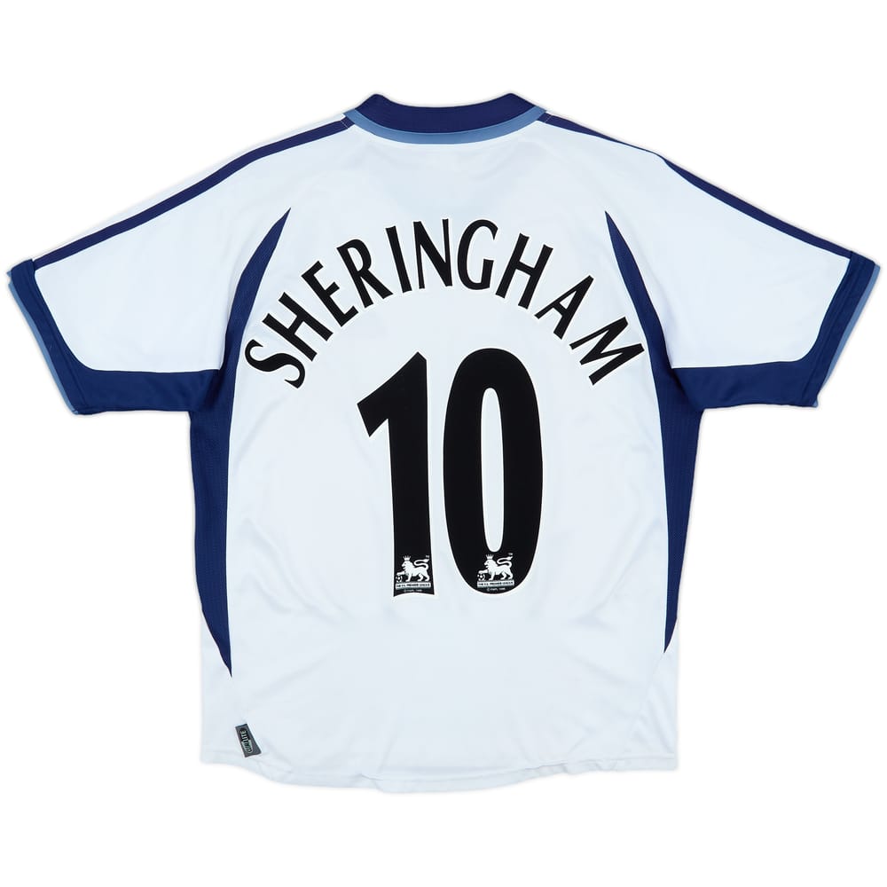 2001-02 Tottenham Home Shirt Sheringham #10 - 7/10 - (S)