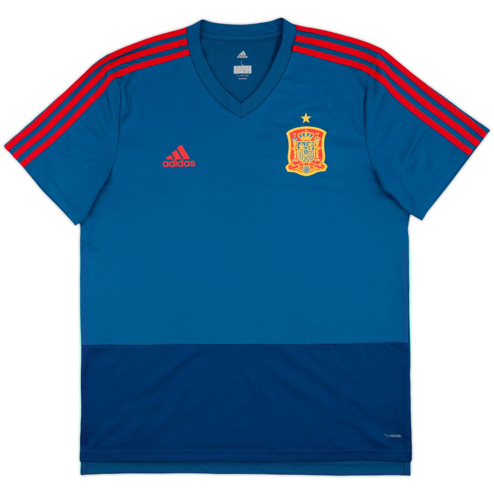 2018-19 Spain adidas Training Shirt - 8/10 - (L)