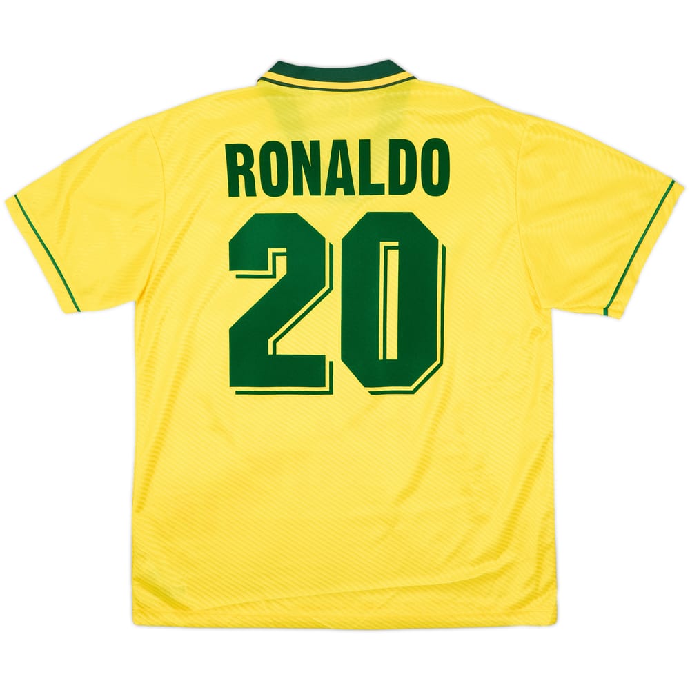 1994 Brazil Home Shirt Ronaldo #20 - 9/10 - (XL)