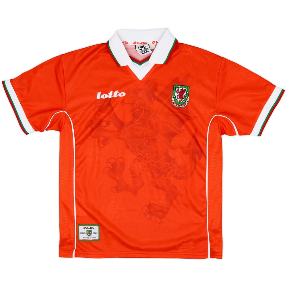 1998-00 Wales Home Shirt - 9/10 - (XL.Boys)