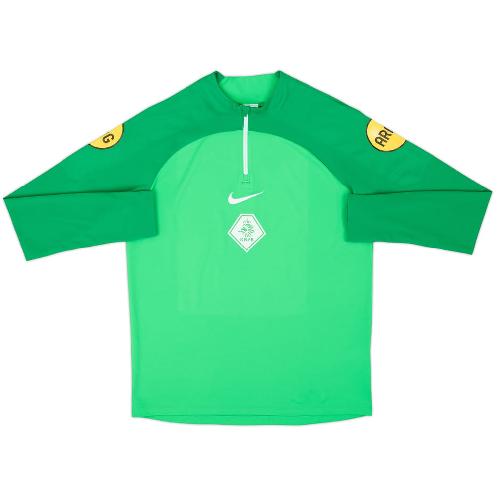 2022-23 Netherlands Nike 1/4 Zip Drill Top - 10/10 - (M)