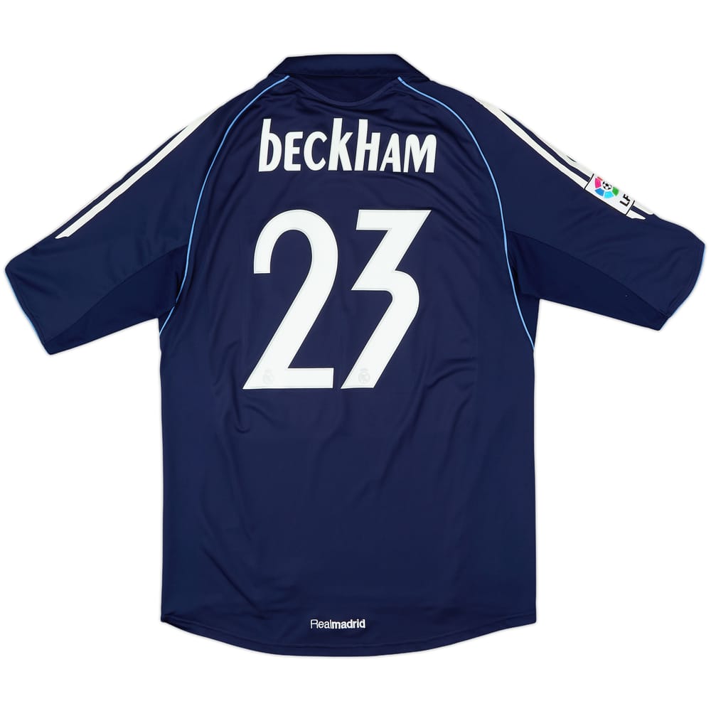 2005-06 Real Madrid Away Shirt Beckham #23 - 8/10 - (L)