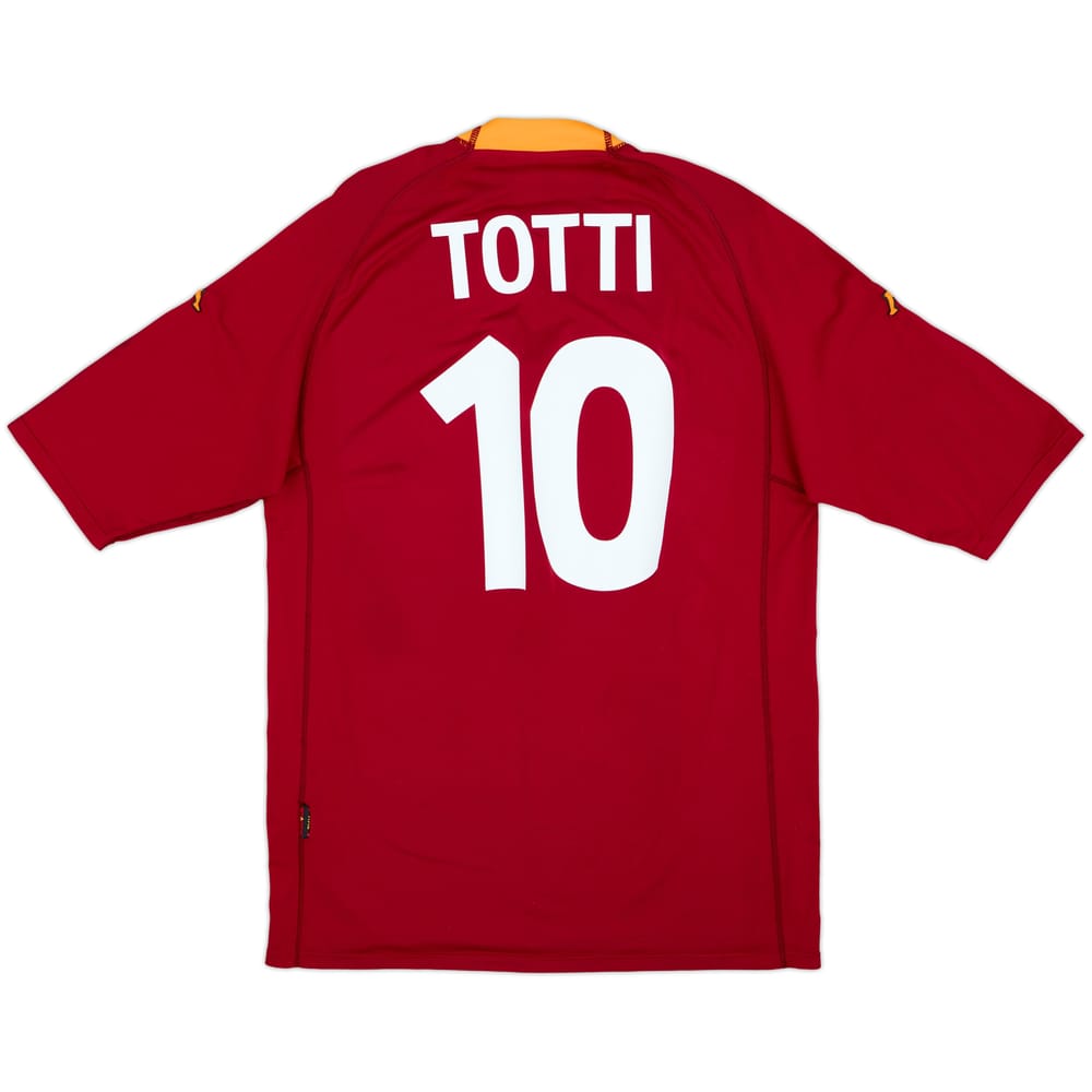 2000-01 Roma Home Shirt Totti #10 - 6/10 - (XXL)