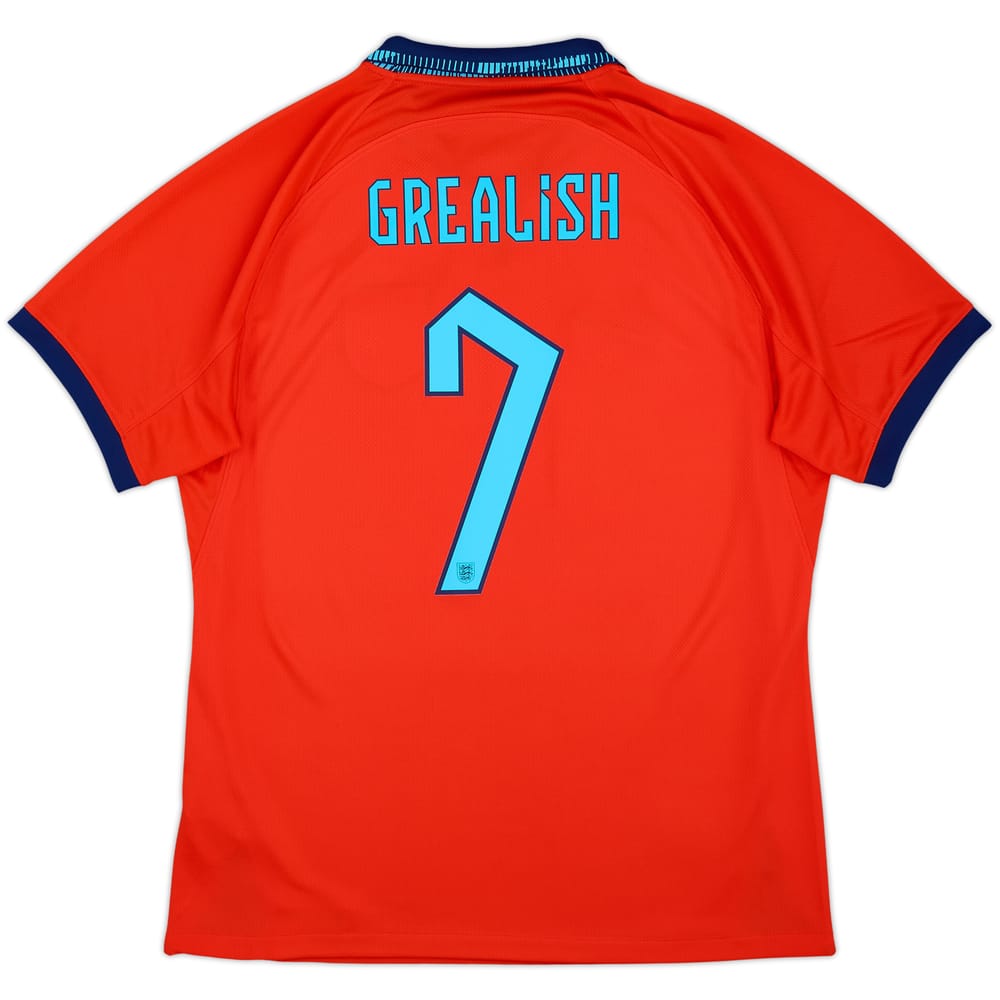 2022-23 England Away Shirt Grealish #7 - 9/10 - (L)