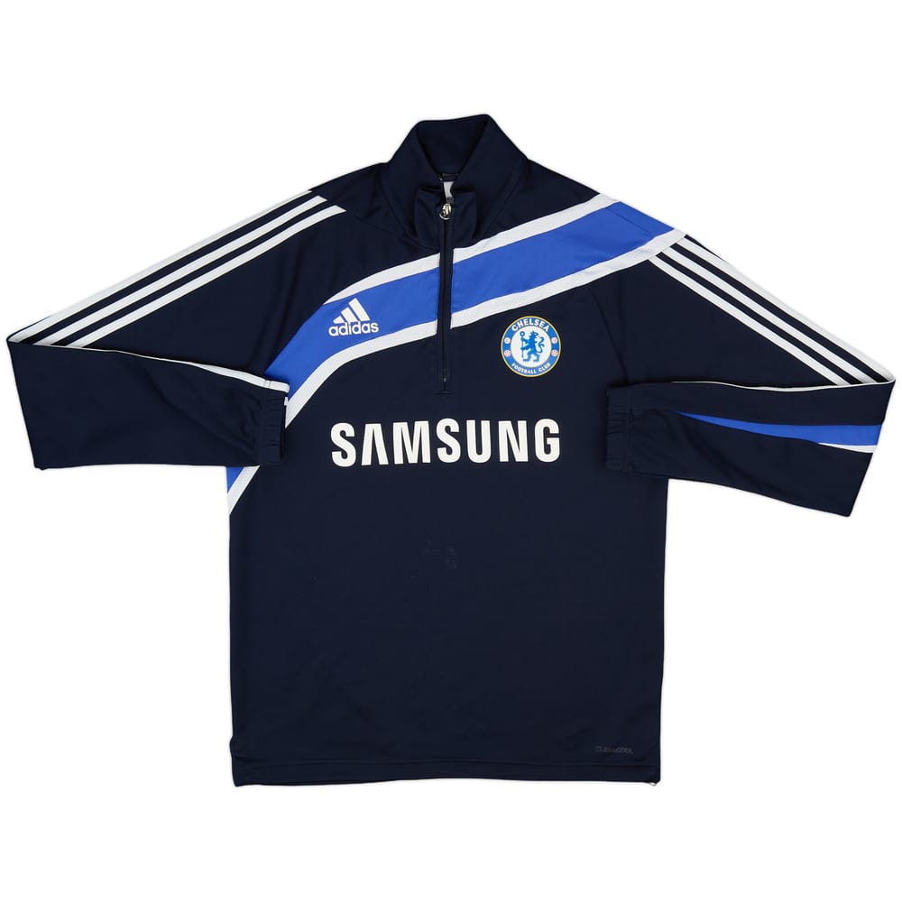 2009-10 Chelsea adidas 1/4 Zip Drill Top - 7/10 - (M)