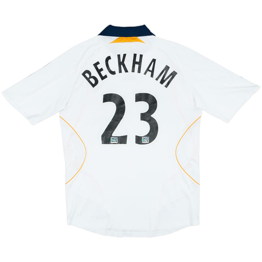 2007-08 LA Galaxy Home Shirt Beckham #23 - 4/10 - (M)