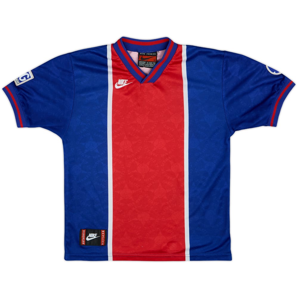 1995-96 Paris Saint-Germain Home Shirt - 8/10 - (M.Boys)