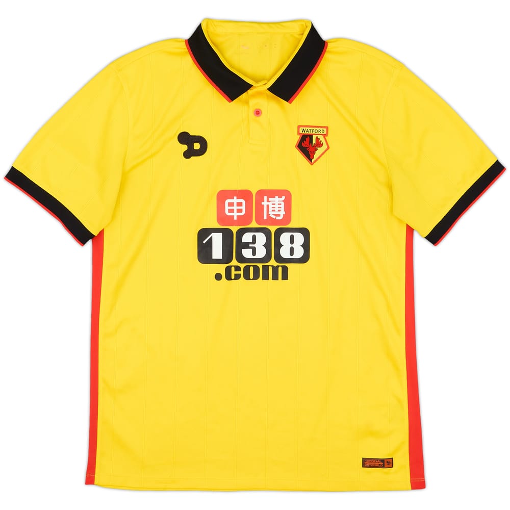 2016-17 Watford Home Shirt - 7/10 - (M)