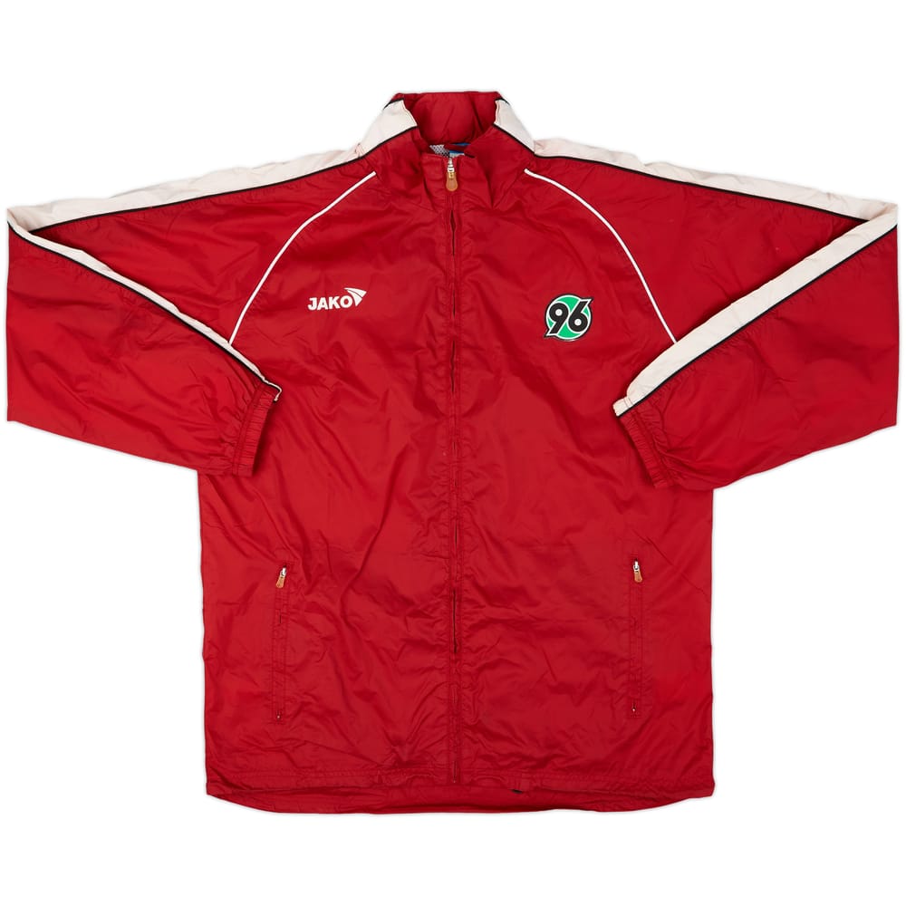 2011-12 Hannover 96 Jako Hooded Rain Jacket - 9/10 - (L)