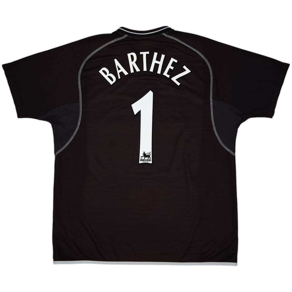 2001-02 Manchester United Centenary GK Shirt Barthez #1 - 9/10 - (XL)