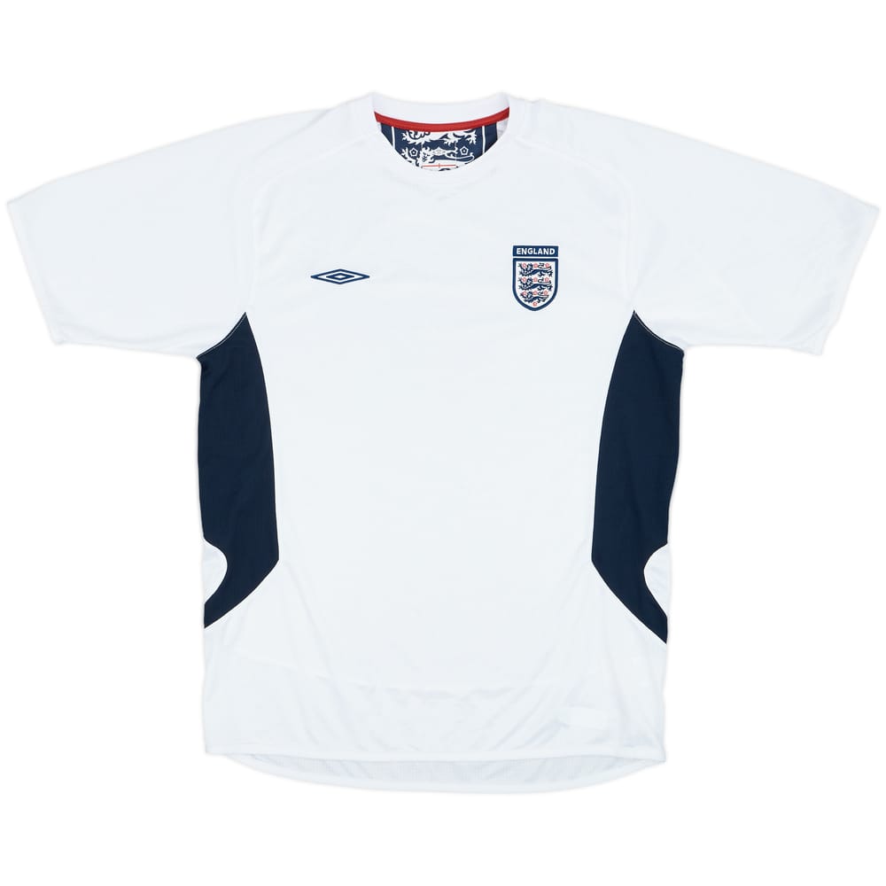 2005-06 England Umbro Training Shirt - 9/10 - (M)