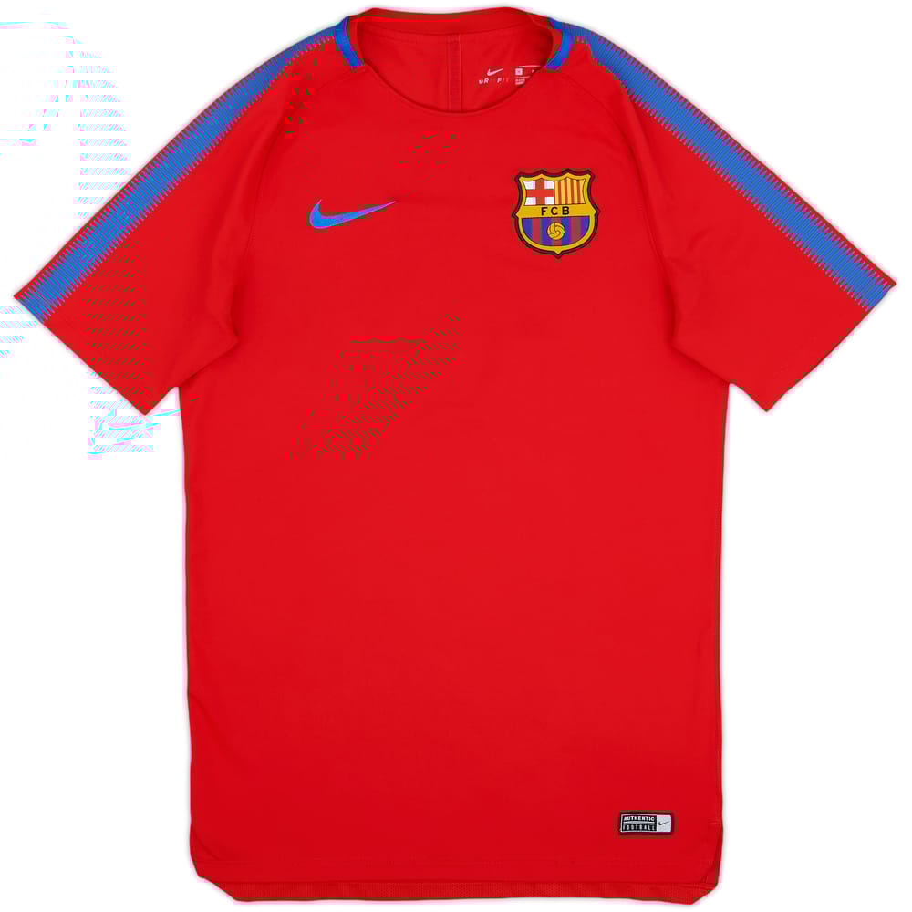 2017-18 Barcelona Nike Training Shirt - 8/10 - (S)