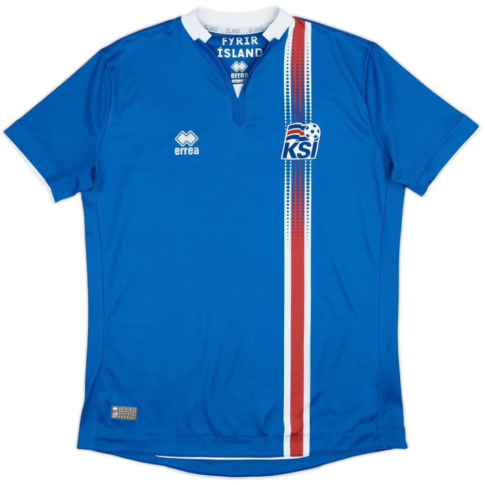 2016-18 Iceland Home Shirt - 8/10 - (XS)