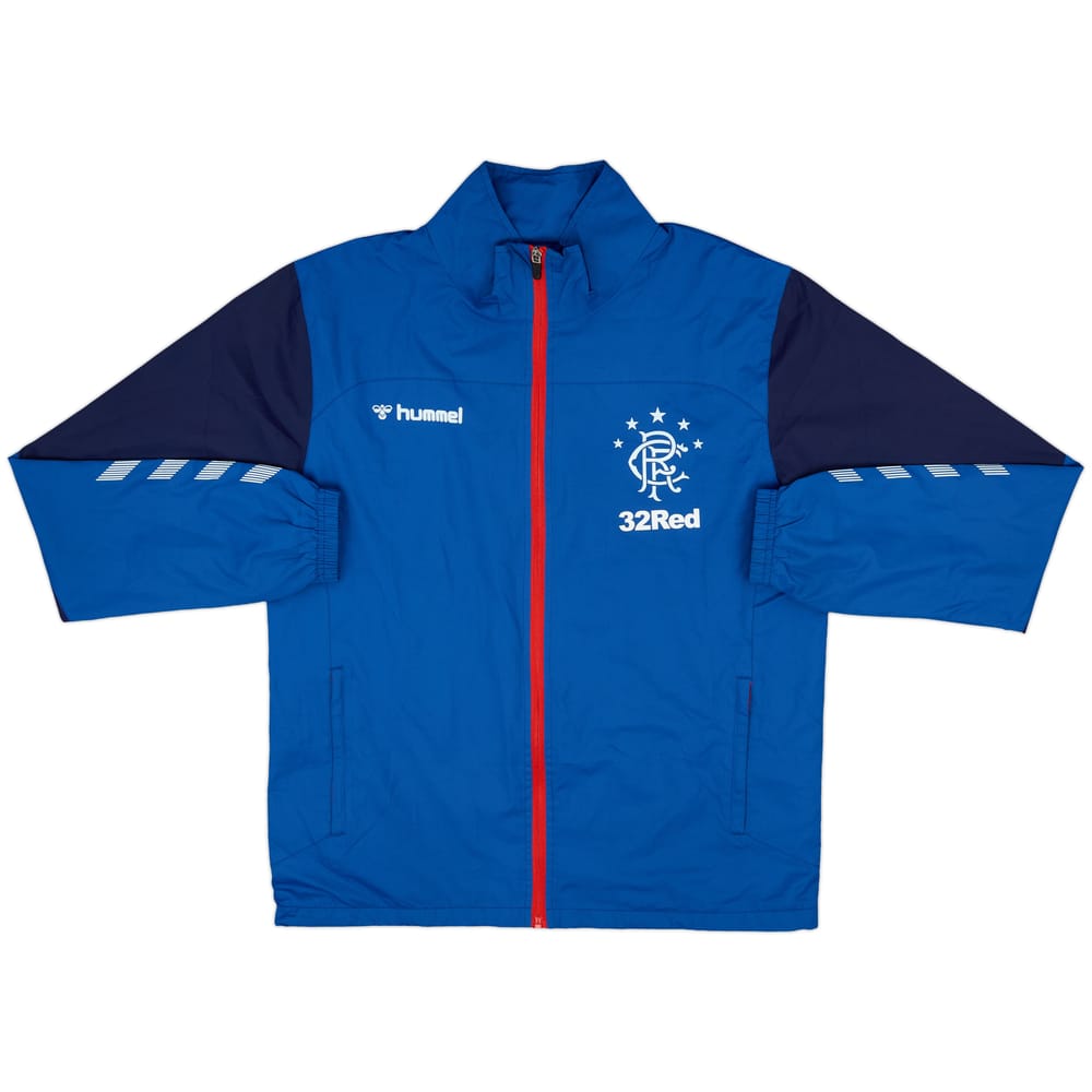 2018-19 Rangers Hummel Track Jacket - 10/10 - (M)