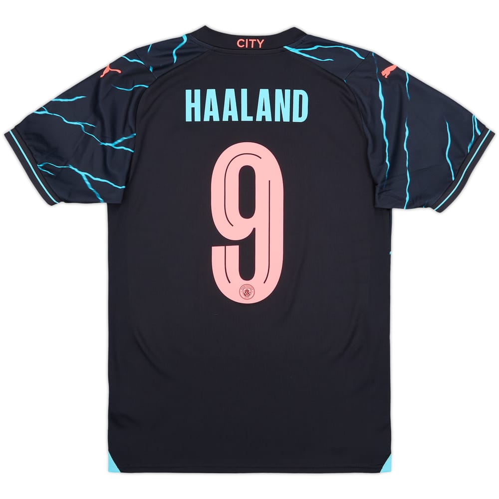 2023-24 Manchester City Third Shirt Haaland #9 - 10/10 - (S)