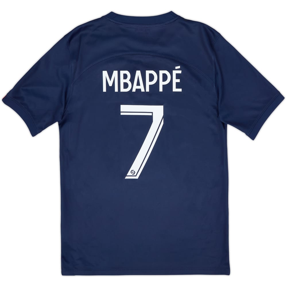 2022-23 Paris Saint-Germain Home Shirt Mbappe #7 - 6/10 - (S)