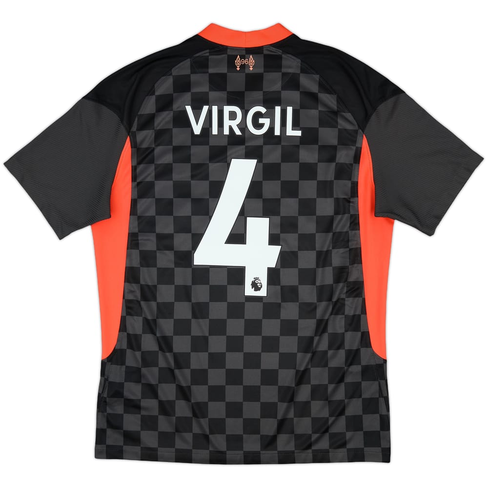 2020-21 Liverpool Third Shirt Virgil #4 - 8/10 - (M)