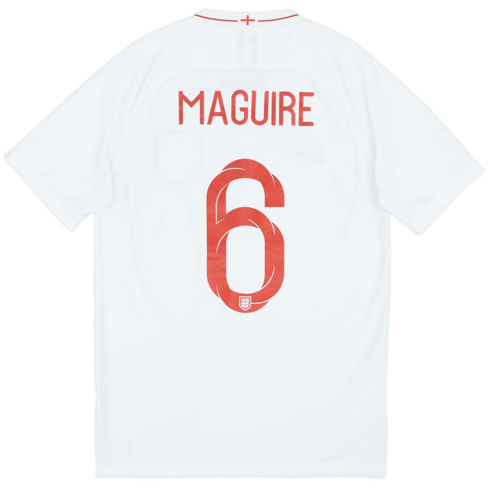 2018-19 England Home Shirt Maguire #6 - 7/10 - (M)